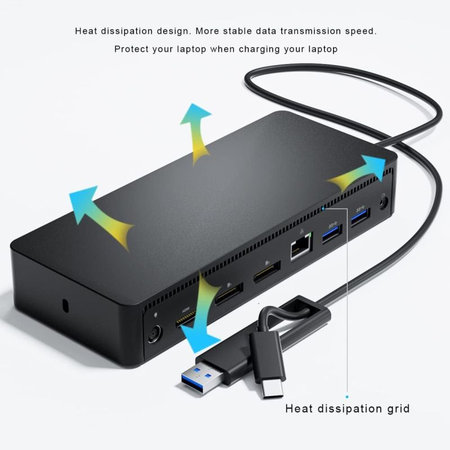 Dell D6000 - Dokovací stanice (USB-C) + Adaptér 130W Zánovní