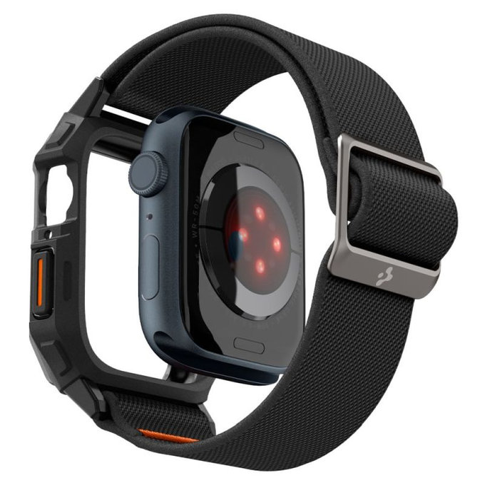 Spigen - Řemínek Lite Fit "Pro" pro Apple Watch (44, 45mm), Matte Black