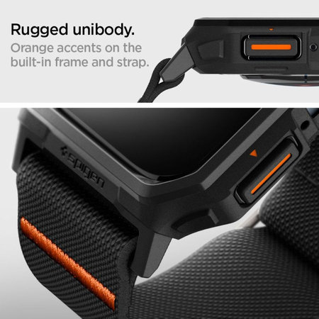 Spigen - Řemínek Lite Fit "Pro" pro Apple Watch (44, 45mm), Matte Black
