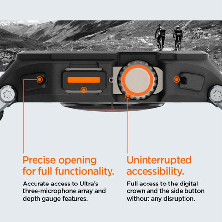 Spigen - Řemínek Lite Fit "Pro" pro Apple Watch Ultra (49mm), Matte Black