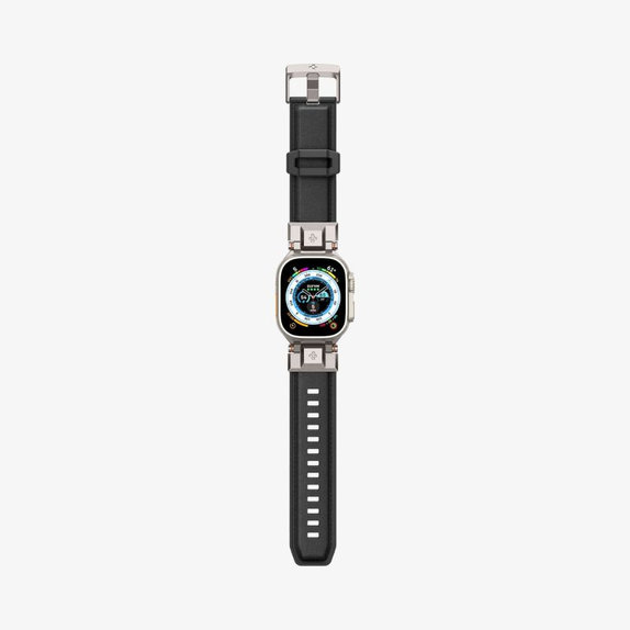 Spigen - Řemínek Durapro Armor PU pro Apple Watch (42, 44, 45, 49mm), černá