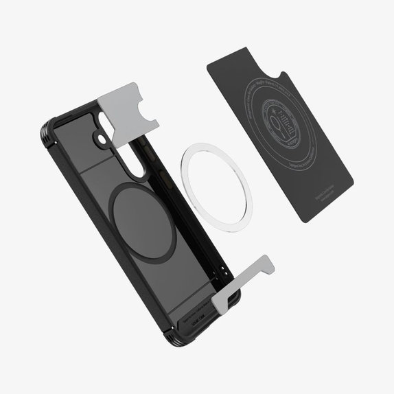 Spigen - Pouzdro Core Armor s MagSafe pro Samsung Galaxy S25, Matte Black