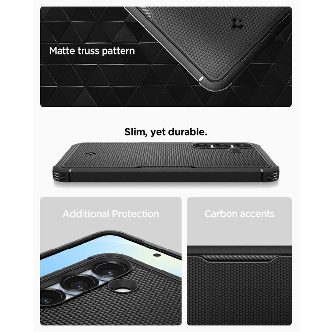 Spigen - Pouzdro Core Armor s MagSafe pro Samsung Galaxy S25, Matte Black