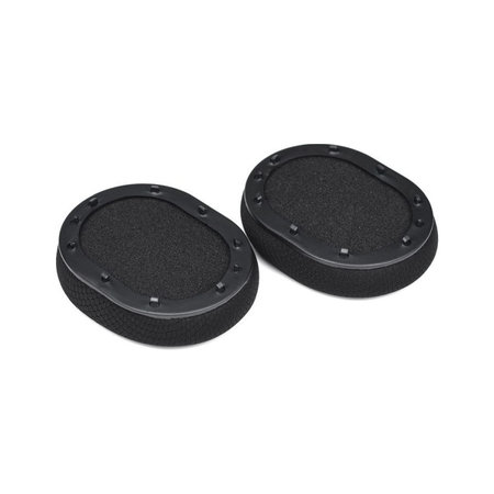 Náhradní Náušníky pro Razer BlackShark, Paměťová pěna + Textil, Černé, Chladivý gel, 1 pár