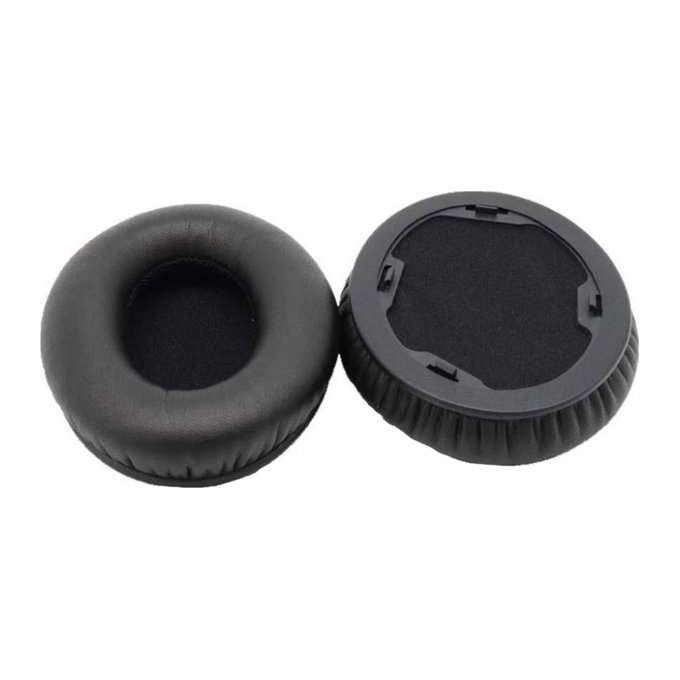 Náhradní Náušníky pro Beats Studio 1, Paměťová pěna + PU kůže, Černé, 1 pár
