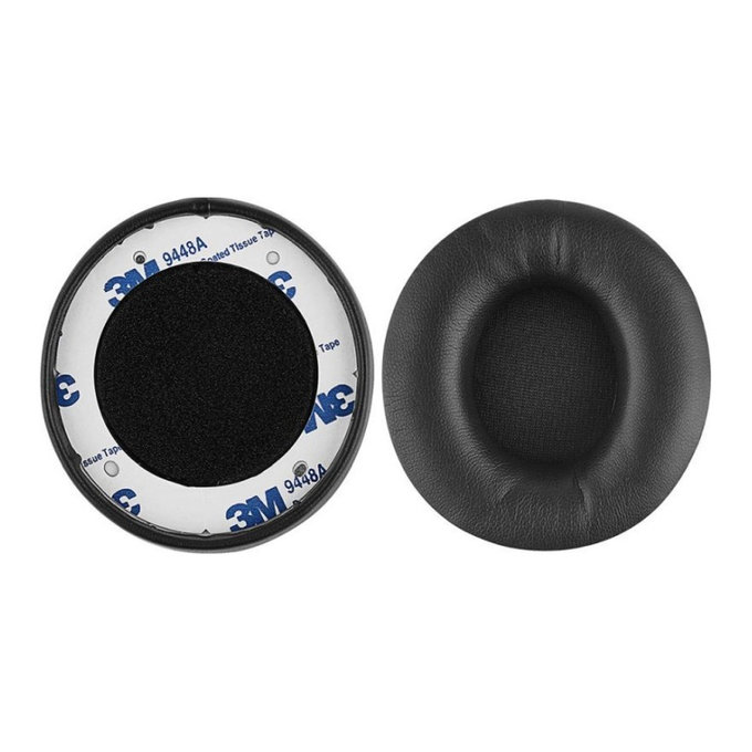 Náhradní Náušníky Pro, Wireless Beats Solo Pro, Wireless, Paměťová pěna + PU kůže, Černé, 1 pár