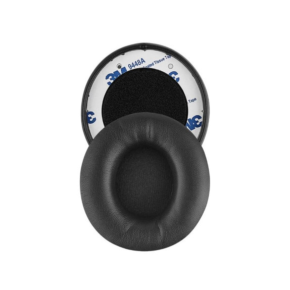 Náhradní Náušníky Pro, Wireless Beats Solo Pro, Wireless, Paměťová pěna + PU kůže, Černé, 1 pár