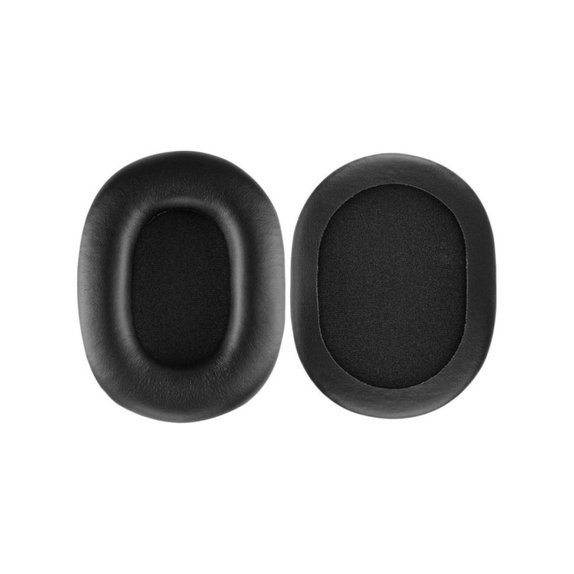 Náhradní Náušníky pro Sony MDR-7506, Paměťová pěna + PU kůže, Černé, 1 pár