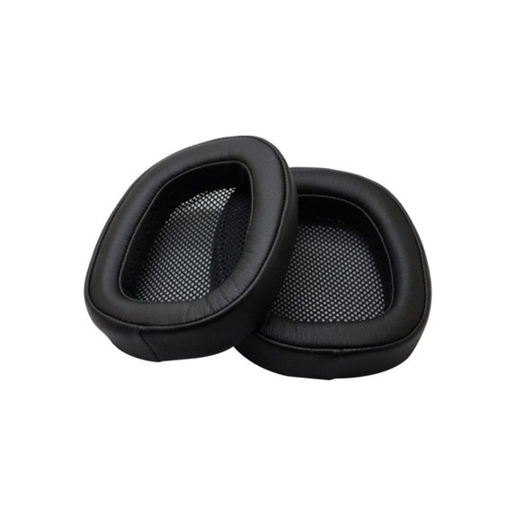 Náhradní Náušníky pro Logitech G433, Paměťová pěna + PU kůže, Černé, 1 pár