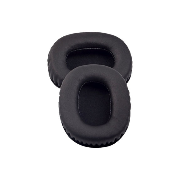 Náhradní Náušníky pro Marshall Monitor, Paměťová pěna + PU kůže, Černé, 1 pár