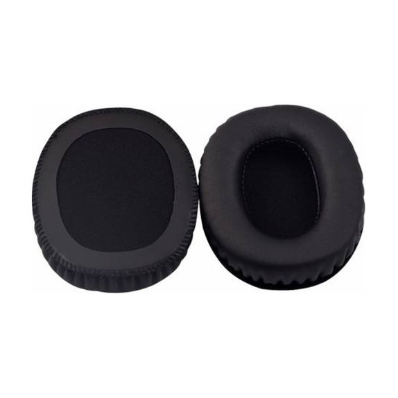Náhradní Náušníky pro Marshall Monitor, Paměťová pěna + PU kůže, Černé, 1 pár