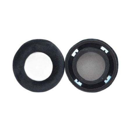 Náhradní Náušníky pro AKG K702, Paměťová pěna + Semiš, Černé, 1 pár