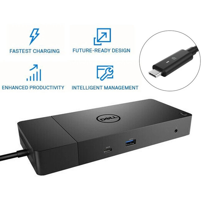 Dell WD19 K20A001 - Dokovací stanice (USB-C) + Adaptér 130W Zánovní