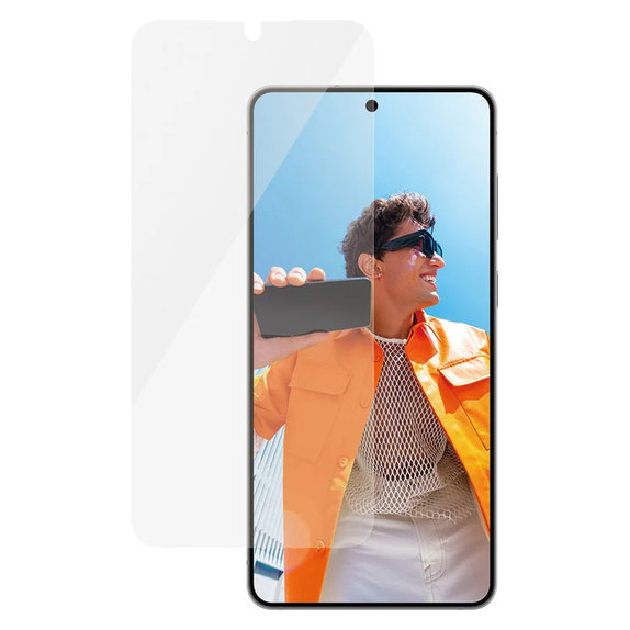 Tvrzené sklo UWF Ceramic s aplikátorem pro Samsung Galaxy S25 Edge, Čirá, PanzerGlass