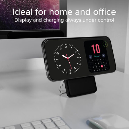 SBS - PowerBank 5000mAh, 20W, Power Delivery, Mag Stand, černá