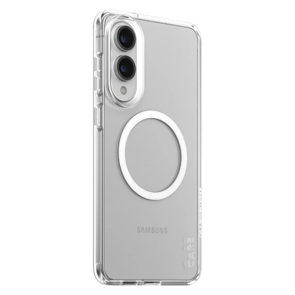 Pouzdro Urban Combat s bílým QI pro Samsung Galaxy S25 Edge, Transparentní, PanzerGlass