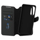 Pouzdro Wallet Tango Two-In-One s QI pro Samsung Galaxy S25 Edge, Černá, PanzerGlass