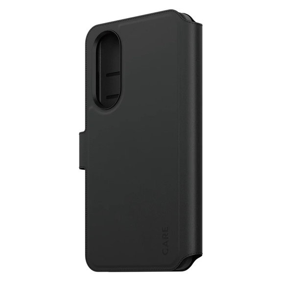 Pouzdro Wallet Tango Two-In-One s QI pro Samsung Galaxy S25 Edge, Černá, PanzerGlass