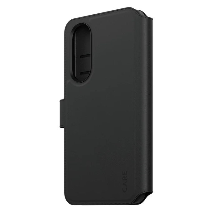 Pouzdro Wallet Tango Two-In-One s QI pro Samsung Galaxy S25 Edge, Černá, PanzerGlass