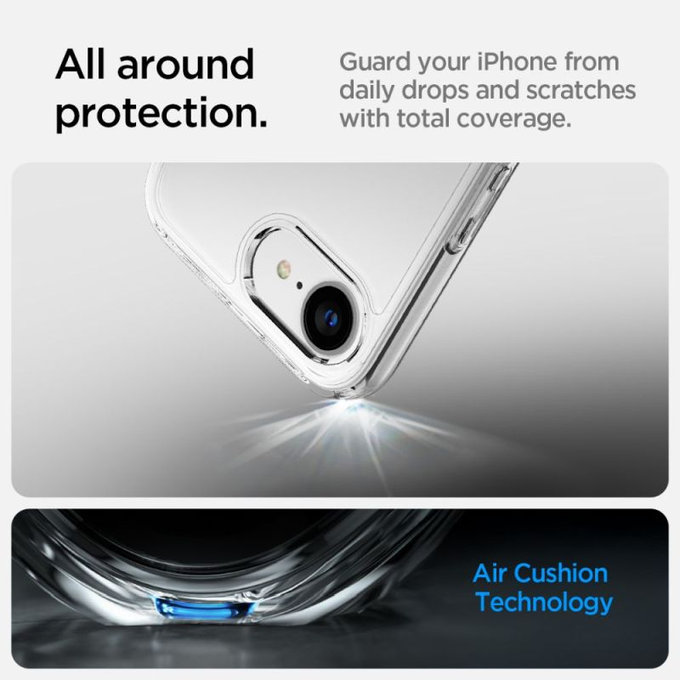 Spigen - Pouzdro Ultra Hybrid pro iPhone 16e, crystal clear