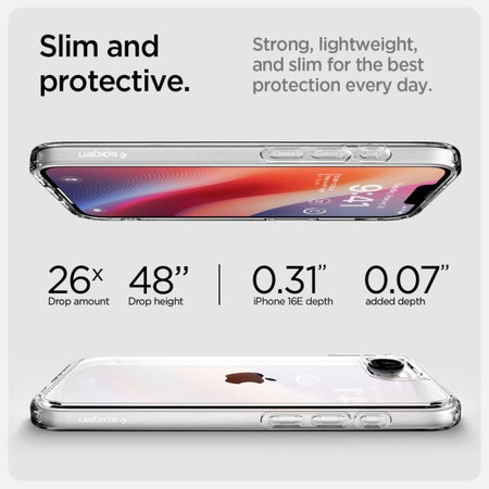 Spigen - Pouzdro Ultra Hybrid pro iPhone 16e, crystal clear