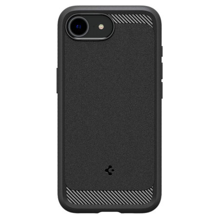 Spigen - Pouzdro Rugged Armor s MagSafe pro iPhone 16e, Matte Black