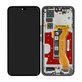 Honor 400 Pro - LCD Displej + Dotykové Sklo + Rám (Midnight Black) - 0235APFA Genuine Service Pack