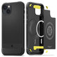 Spigen - Pouzdro Rugged Armor s MagSafe pro iPhone 14, Matte Black