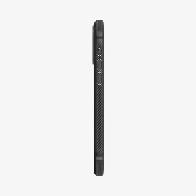 Spigen - Pouzdro Rugged Armor s MagSafe pro iPhone 15 Pro, Matte Black