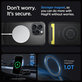Spigen - Pouzdro Rugged Armor s MagSafe pro iPhone 15 Pro, Matte Black