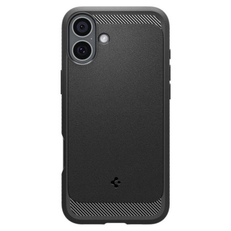 Spigen - Pouzdro Rugged Armor s MagSafe pro iPhone 16, Matte Black