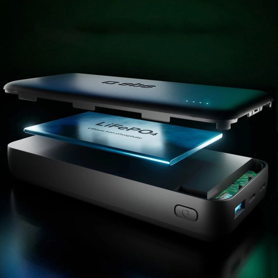 SBS - PowerBank 20000mAh, 10W, Infinity, LiFePO4, USB-C/USB-A, černá