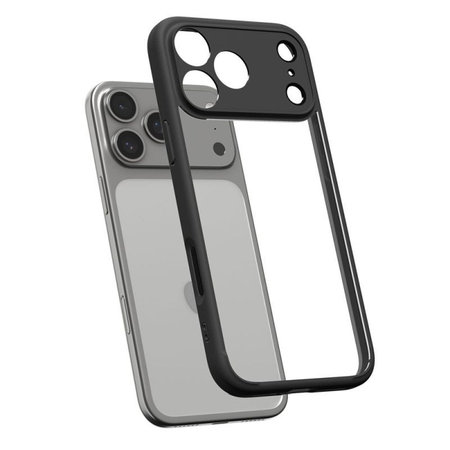Spigen - Pouzdro Ultra Hybrid pro iPhone 17 Pro Max, Matte Black