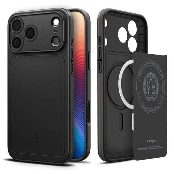 Spigen - Pouzdro Thin Fit s MagSafe pro iPhone 17 Pro, černá