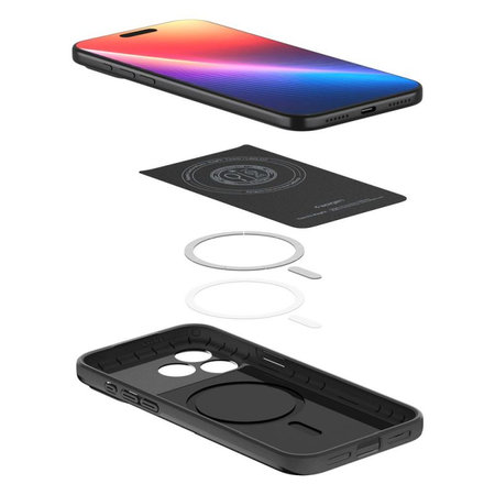 Spigen - Pouzdro Thin Fit s MagSafe pro iPhone 17 Pro, černá