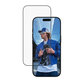 Tvrzené sklo UWF s aplikátorem pro iPhone 17/16 Pro, Černá, PanzerGlass