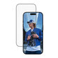 Tvrzené sklo UWF s aplikátorem pro iPhone 17/16 Pro, Černá, PanzerGlass