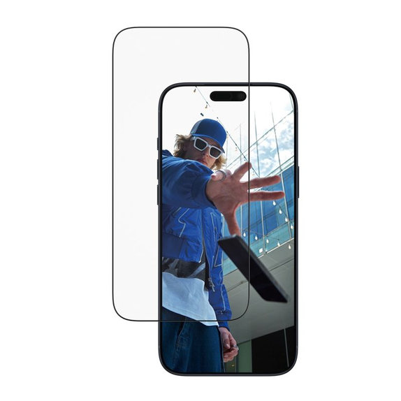 Tvrzené sklo UWF s aplikátorem pro iPhone 17 Pro Max, Černá, PanzerGlass