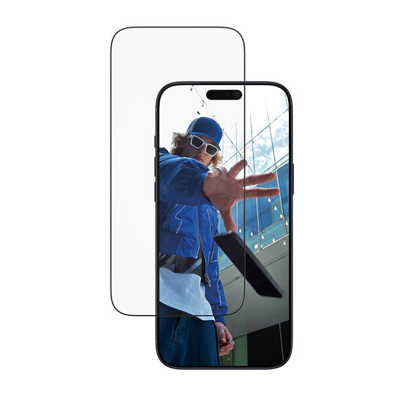 Tvrzené sklo UWF s aplikátorem pro iPhone 17 Pro Max, Černá, PanzerGlass