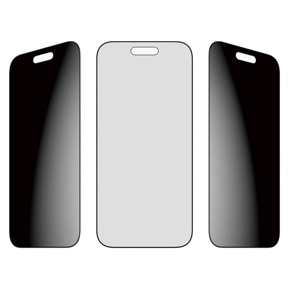 Tvrzené sklo UWF 2-Way Privacy s aplikátorem pro iPhone 17 Air, Černá, PanzerGlass