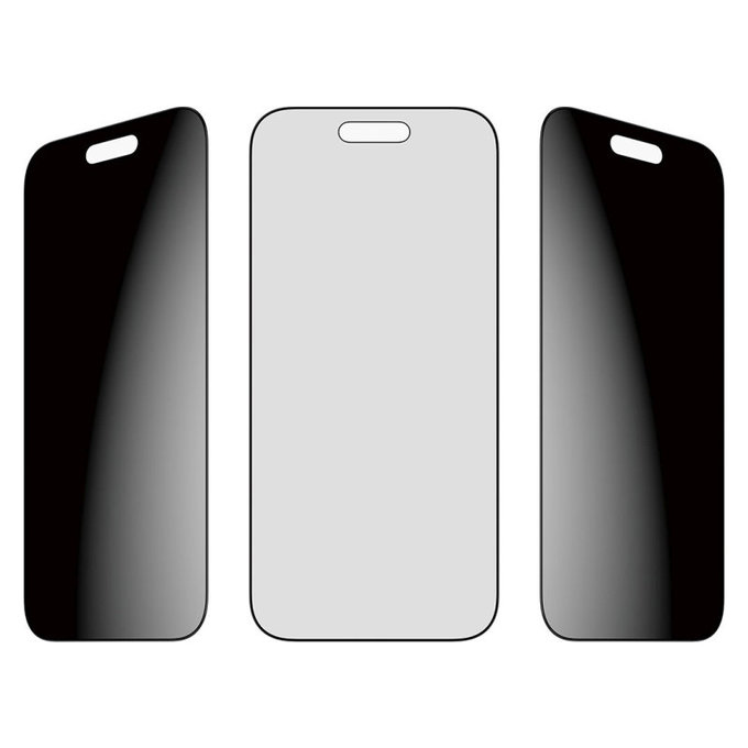Tvrzené sklo UWF 2-Way Privacy s aplikátorem pro iPhone 17 Air, Černá, PanzerGlass
