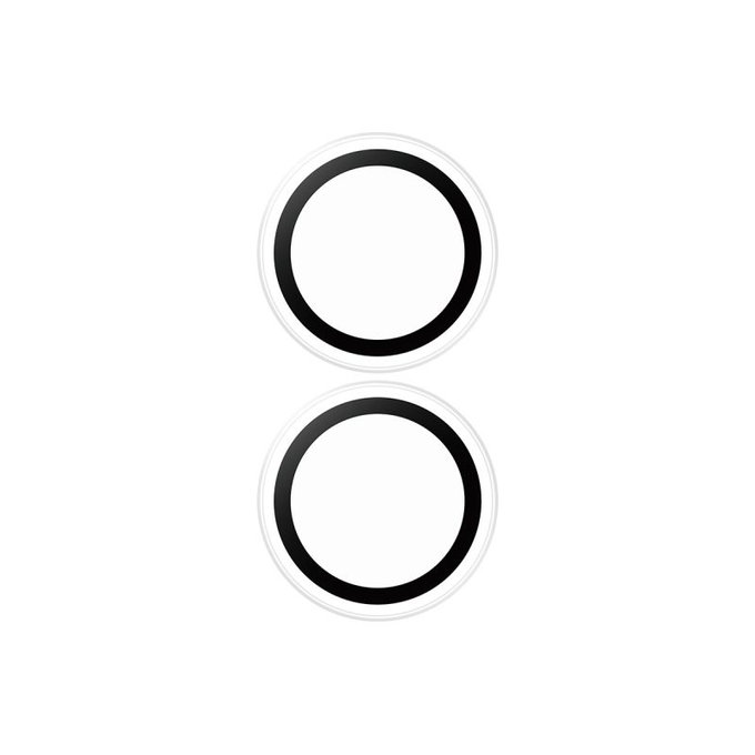 PanzerGlass - Ochranný kryt Objektívu Fotoaparátu Hoops pro iPhone 16, 16 Plus, 17, transparentní