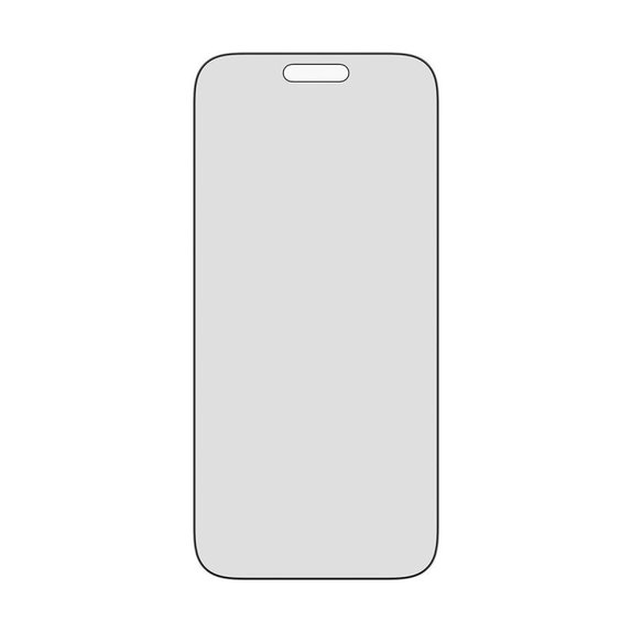 Tvrzené sklo UWF 2-Way Privacy s Fastfit pro iPhone 17 Pro Max, Černá, PanzerGlass