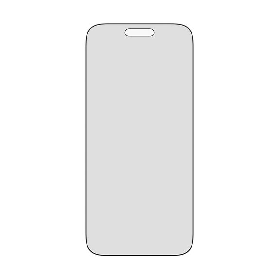 Tvrzené sklo UWF 2-Way Privacy s Fastfit pro iPhone 17 Pro Max, Černá, PanzerGlass