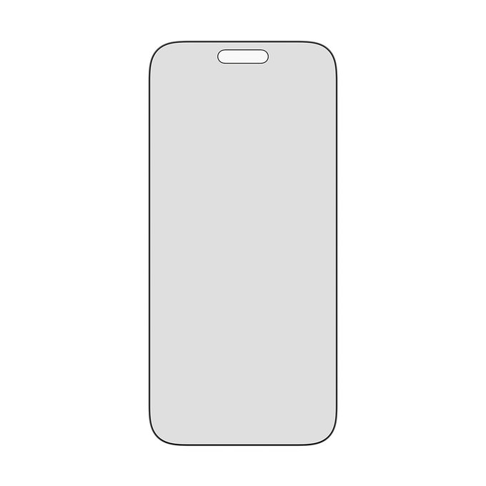 Tvrzené sklo UWF 2-Way Privacy s Fastfit pro iPhone 17 Pro Max, Černá, PanzerGlass