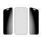 Tvrzené sklo UWF 2-Way Privacy s Fastfit pro iPhone 17 Pro Max, Černá, PanzerGlass