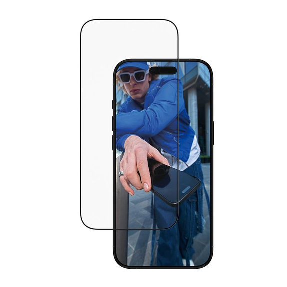PanzerGlass - Tvrzené sklo UWF s aplikátorem pro iPhone 17 Air, černá