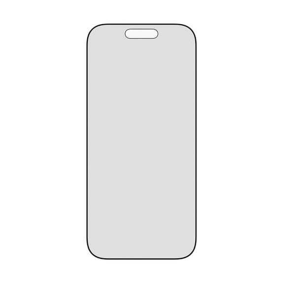 Tvrzené sklo UWF 2-Way Privacy s Fastfit pro iPhone 17/16 Pro, Černá, PanzerGlass