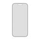 Tvrzené sklo UWF 2-Way Privacy s Fastfit pro iPhone 17/16 Pro, Černá, PanzerGlass