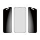Tvrzené sklo UWF 2-Way Privacy s Fastfit pro iPhone 17/16 Pro, Černá, PanzerGlass